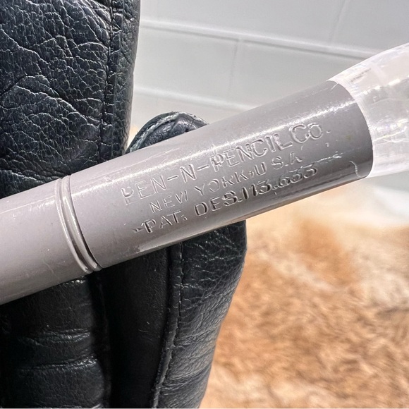Vintage Clear Acrylic/ Lucite Pen and Pencil Co. Pen-N-Pencil Co. Lucite Handle - Picture 3 of 6
